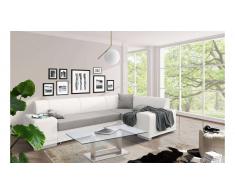 JUSTyou Alvy Canapé Cuir synthétique Gris