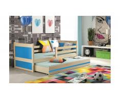 JUSTyou Lora+lit supplémentaire Lit Pin Bleu