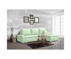 JUSTyou Edolie Canapé Velours Vert