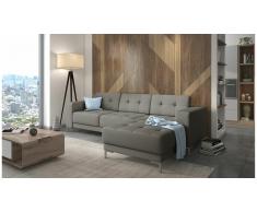 JUSTyou Tiril Canapé d'angle Marron Cuir synthétique