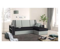 JUSTyou Wilona Canapé Revetement tissu Noir