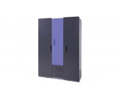 JUSTyou LIGA Armoire a portes battantes Graph Violet