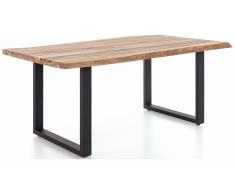 JUSTyou Ritas Table Chene 90x180 Noir