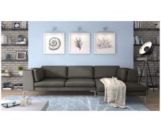 JUSTyou Remi Canapé d'angle Gris Droite