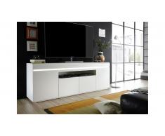 JUSTyou Kitana Meuble TV Blanc mat