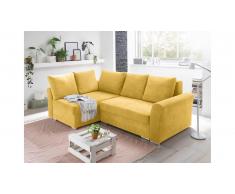 JUSTyou South Carolina Canapé d'angle Jaune