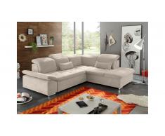 JUSTyou Carson City Canapé d'angle Beige