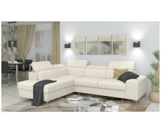 JUSTyou Caio Canapé d'angle Beige Velours