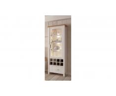 JUSTyou Bellinzona Vitrine Pin Blanc | VerzascaChene