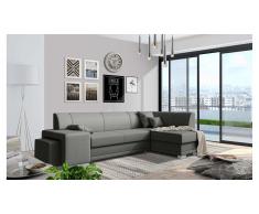 JUSTyou Idella Canapé Cuir synthétique Gris