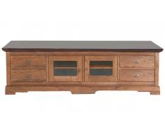 JUSTyou Baldric Meuble TV Bois de teck