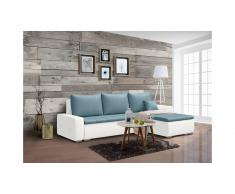 JUSTyou Edolie Canapé Cuir synthétique Bleu