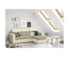 JUSTyou Delbert Canapé Microfibres Beige