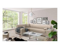 JUSTyou Alvy Canapé Velours Marron