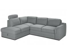 JUSTyou Alix Canapé d'angle Argent sans