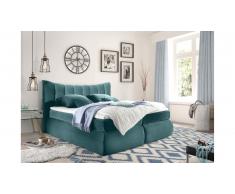 JUSTyou Lincoln Lit boxspring Bleu
