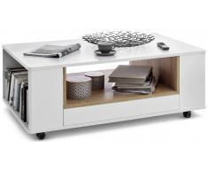 JUSTyou Arles Table basse Blanc mat