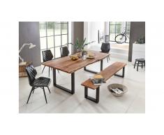 JUSTyou Inwood-U Table Acacia 100x200 Noir