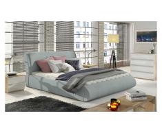 JUSTyou Tessa Lit rembourre Gris 180x200