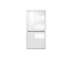 JUSTyou Edelstein Vitrine Blanc mat | Blanc brillant