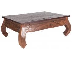 JUSTyou Baldric Table basse Teck 70x100 cm