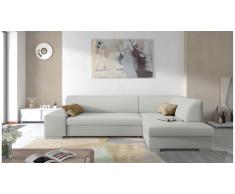 JUSTyou Piave Canapé d'angle Gris Cuir synthetique