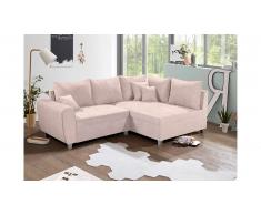 JUSTyou Des Moines II Canapé d'angle Rose