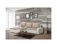 JUSTyou Edolie Canapé Cuir synthétique Marron