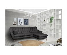 JUSTyou Genise Canapé d'angle Anthracite