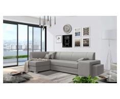 JUSTyou Idella Canapé Velours Gris