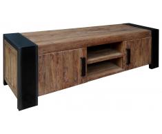 JUSTyou Rico Meuble TV Teck Noir