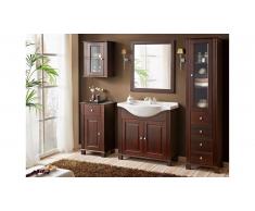 JUSTyou Libertinia Ensemble de salle de bain Marron