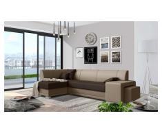 JUSTyou Idella Canapé Cuir synthétique Marron