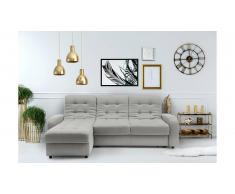 JUSTyou Adrien Canapé d'angle sans Gris