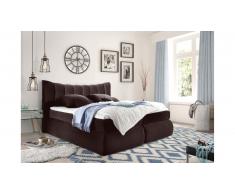 JUSTyou Lincoln Lit boxspring Marron