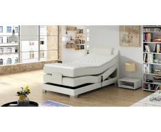JUSTyou Wave Lit boxspring Blanc 100x200 cm