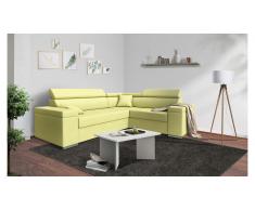 JUSTyou Tarin Canapé Velours Jaune