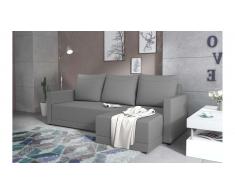 JUSTyou Tanita Canape d'angle Gris Tissu structure