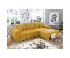 JUSTyou Ohio Canapé d'angle Jaune