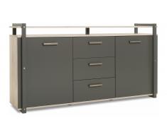 JUSTyou Nuklyn 51 Commode Sorrento Chene | Anthracite