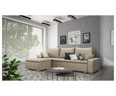 JUSTyou Claribel Canapé Velours Marron