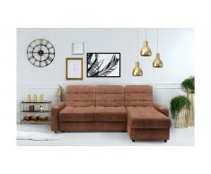 JUSTyou Adrien Canapé d'angle sans Cognac