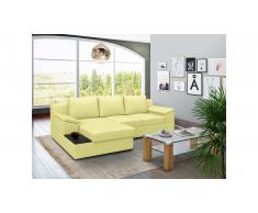 JUSTyou Radella Canapé Velours Jaune