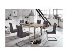 JUSTyou Phanes Table Chene 90x180 Acier