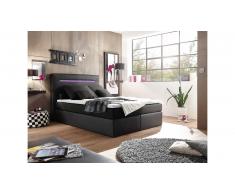 JUSTyou Concord Lit boxspring 140x200 cm Noir