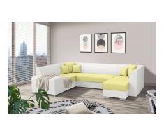 JUSTyou Alorie Canapé Cuir synthétique Jaune