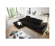 JUSTyou Maryland Canapé d'angle Marron