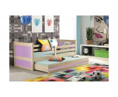 JUSTyou Lora+lit supplémentaire Lit Pin Pourpre