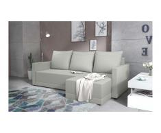 JUSTyou Tanita Canape d'angle Beige Cuir synthetique