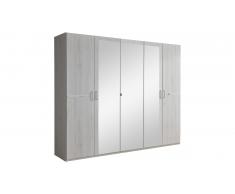 JUSTyou Louise Armoire a portes battantes Chene